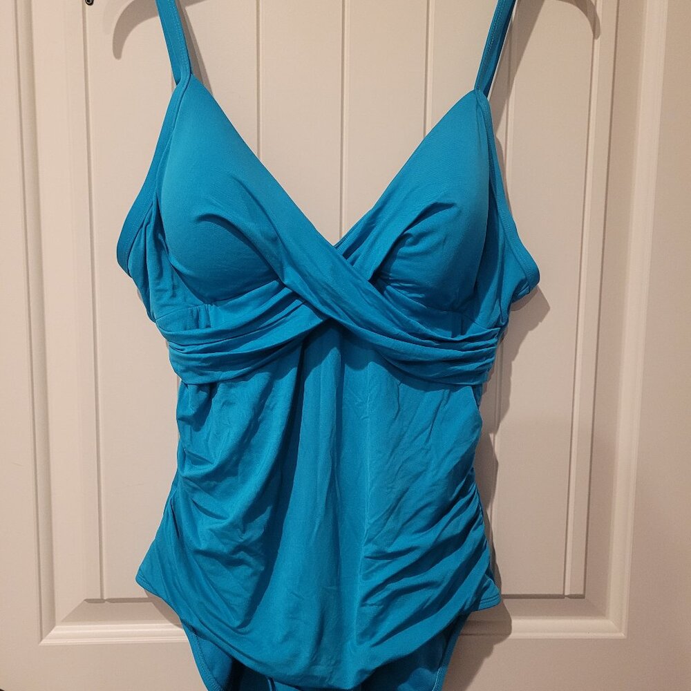 Lovely Teal Blue Swimsuit Womens Size 14 Excellent condition